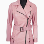 Women Handmade Genuine Sheepskin Biker Stylish Jacket