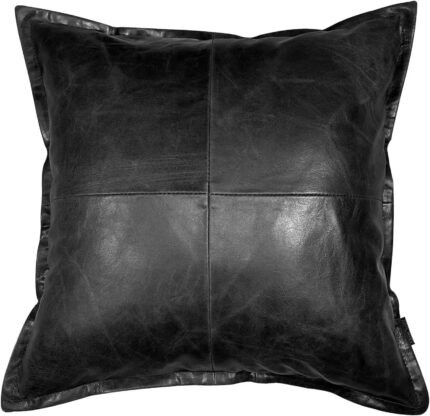 Lambskin Genuine Leather Cushion Cover Handmade Lambar Pillow Cover Throw House Decoration Sofa Couch Cushion Case For Living Bed Room SPC23
