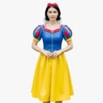Handmade Leather Snow White Dress: Princess Cosplay Costume