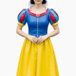 Handmade Leather Snow White Dress: Princess Cosplay Costume