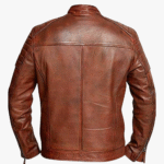 Genuine Double Shade Two Tone Leather Jacket for Men - Image 2