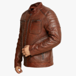 Genuine Double Shade Two Tone Leather Jacket for Men - Image 3