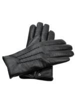 LE CRAZE Premium Black Leather Gloves - Image 3