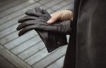 New Genuine Leather Gloves Men's Black Winter Walking Driving with Inside Fur - Image 3